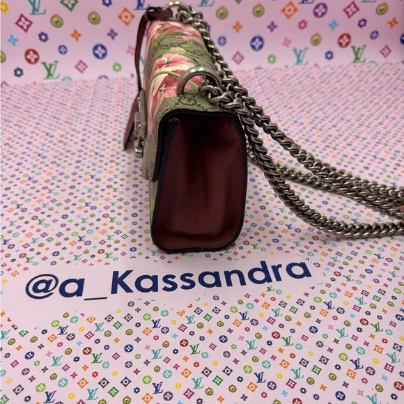 Gucci GG Blooms Padlock Chain Bag 🔒🌸😈 - Picture 6 of 12